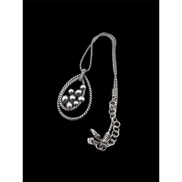 Brighton Halo Convertible Crystal Long Necklace with Swarovski crystals. - Picture 5 of 5